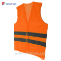 Beste Verkaufende Großhandelshohe Sichtbarkeit reflektierende Maschen-Sicherheits-Weste-Orange hallo Vis Workwear Jacke